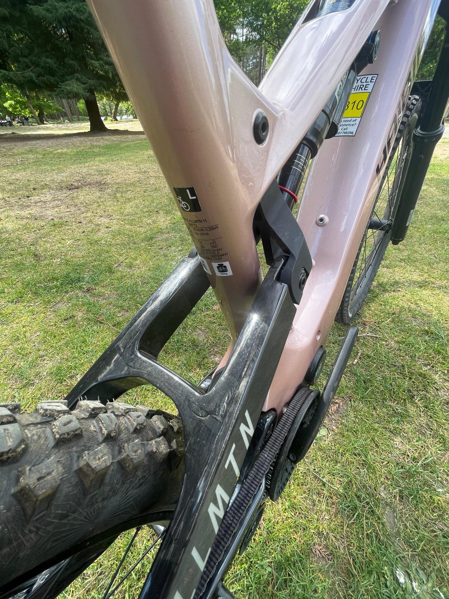 Ex Demo -  Haibike AllMtn CF11 TRN/IQ  With Pinion E1.12 MGU & Belt