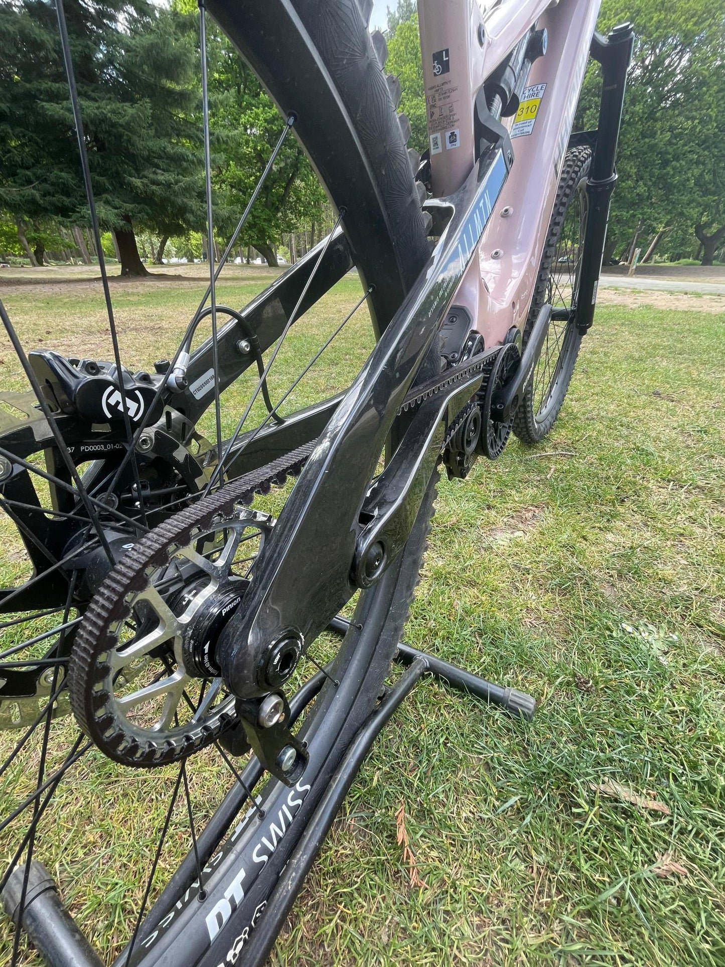 Ex Demo -  Haibike AllMtn CF11 TRN/IQ  With Pinion E1.12 MGU & Belt