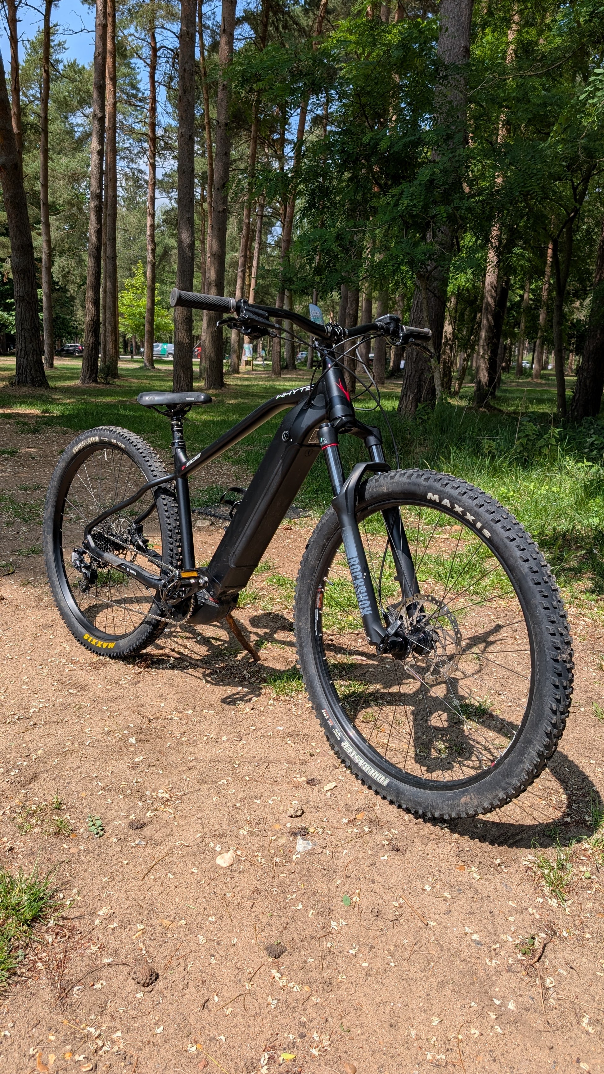 Bike Hire High Lodge Bike Shop Whyte E-505 Electric Bike Ex Hire