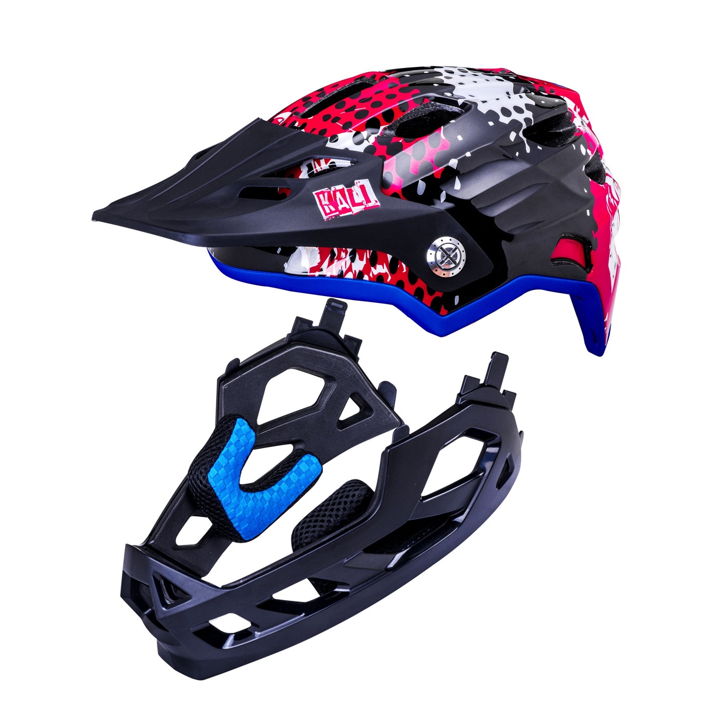 Kali Maya Child Full Face Helmet Red