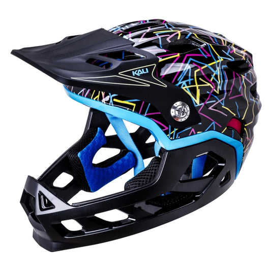 Kali Maya Child Full Face Helmet Neon