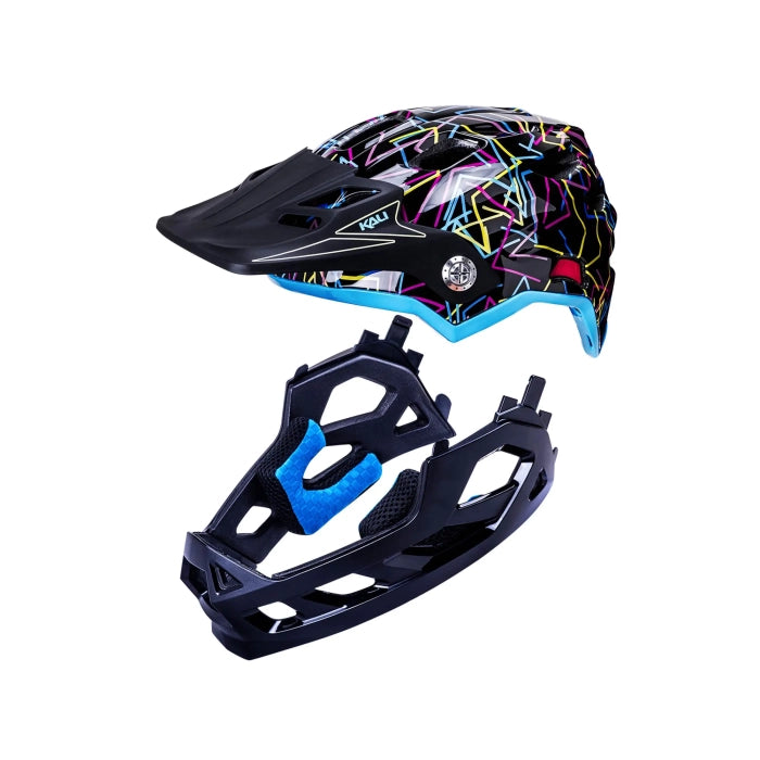 Kali Maya Child Full Face Helmet Neon