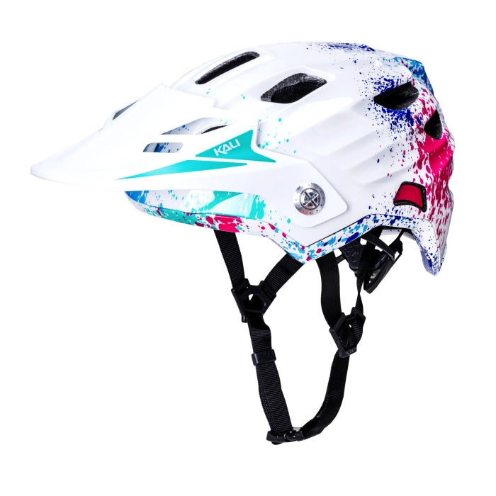 Kali Maya Child Full Face Helmet Splat - White/Multi