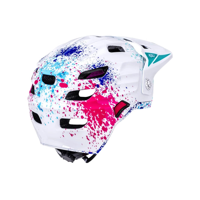 Kali Maya Child Full Face Helmet Splat - White/Multi
